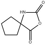 3-氧杂-1-氮杂螺[4.4]壬烷-2,4-二酮 结构式