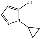 1-环丙基-1H-吡唑-5-醇 结构式