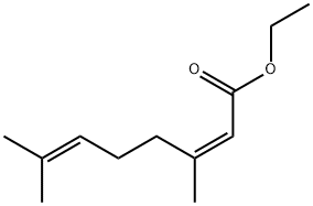 2,6-Octadienoic acid, 3,7-dimethyl-, ethyl ester, (2Z)- 结构式