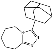 3-(1-Adamantyl)-6,7,8,9-tetrahydro-5H-(1,2,4)triazolo(4,3-a)azepine 结构式