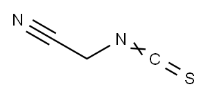 Acetonitrile, 2-isothiocyanato- 结构式