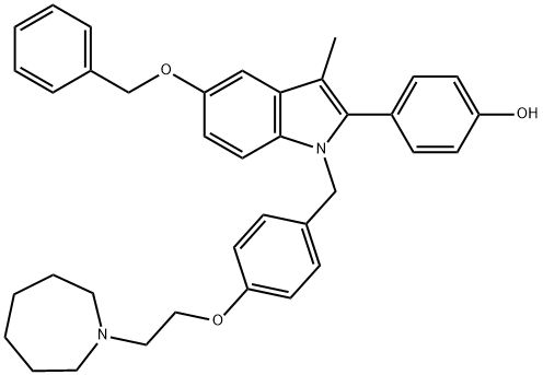 5-O-苄基氮杂二烯 结构式