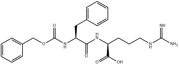 CBZ-苯丙氨酰-精氨酸 结构式