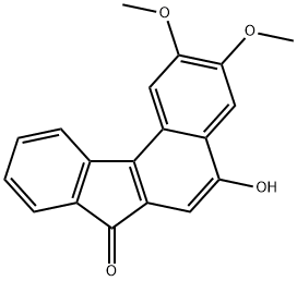 5-羟基-2,3-二甲氧基-7H-苯并[C]芴-7-酮 结构式