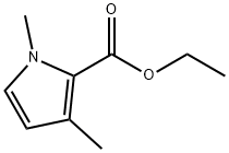 1,3-二甲基1H吡咯-2-羧酸乙酯 结构式