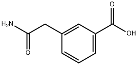 Benzoic acid, 3-(2-amino-2-oxoethyl)- 结构式