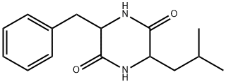环(苯丙氨酸-亮氨酸)二肽 结构式