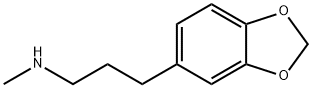 1,3-Benzodioxole-5-propanamine, N-methyl- 结构式