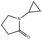 2-Pyrrolidinone, 1-cyclopropyl- 结构式