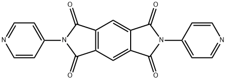 N,N'-双-(4-吡啶基)苯四甲酰亚胺 结构式