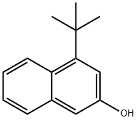 2-Naphthalenol, 4-(1,1-dimethylethyl)- 结构式