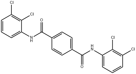 1-N,4-N-bis(2,3-dichlorophenyl)benzene-1,4-dicarboxamide 结构式