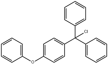 Benzene, 1-(chlorodiphenylmethyl)-4-phenoxy- 结构式