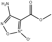 1,2,5-Oxadiazole-3-carboxylicacid,4-amino-,methylester,2-oxide(9CI) 结构式