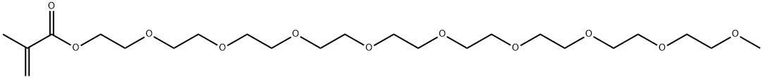 m-PEG9-2-methylacrylate 结构式