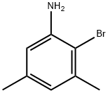 2-溴-3,5-二甲基苯胺 结构式