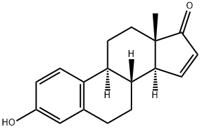 15,16-Dehydroestrone 结构式