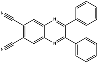 2,3-diphenylquinoxaline-6,7-dicarbonitrile 结构式