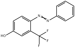 Phenol, 4-(2-phenyldiazenyl)-3-(trifluoromethyl)- 结构式