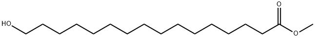 16-羟基-十六烷酸甲酯 结构式