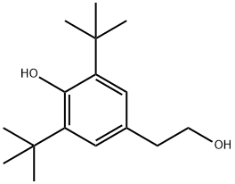 2,6-di-tert-Butyl-4-(2-hydroxyethyl)phenol 结构式