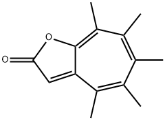 2H-Cyclohepta[b]furan-2-one, 4,5,6,7,8-pentamethyl- 结构式