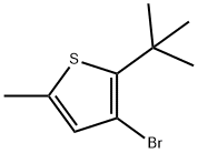 3-bromo-2-(tert-butyl)-5-methylthiophene(WXC08252) 结构式