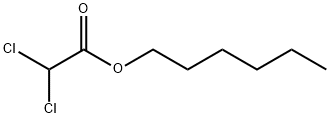 Acetic acid, 2,2-dichloro-, hexyl ester 结构式