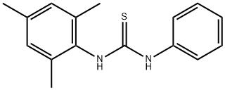 Thiourea, N-phenyl-N'-(2,4,6-trimethylphenyl)- 结构式