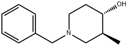 4-Piperidinol, 3-methyl-1-(phenylmethyl)-, (3S,4S)- 结构式