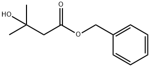 Butanoic acid, 3-hydroxy-3-methyl-, phenylmethyl ester 结构式