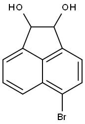 1,2-Acenaphthylenediol, 5-bromo-1,2-dihydro- 结构式