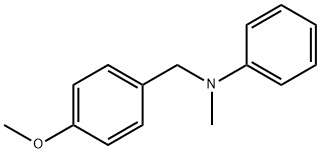 N-[(4-methoxyphenyl)methyl],N-methylaniline 结构式