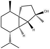 1H-Cyclopenta[1,3]cyclopropa[1,2]benzen-3-ol, octahydro-3,7-dimethyl-4-(1-methylethyl)-, (3R,3aR,3bR,4S,7R,7aR)- 结构式