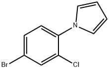 1-(4-溴-2-氯苯基)-1H-吡咯 结构式