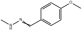 Benzaldehyde, 4-methoxy-, 2-methylhydrazone 结构式