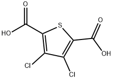 2,5-Thiophenedicarboxylic acid, 3,4-dichloro- 结构式