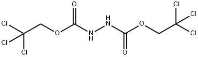 1,2-Hydrazinedicarboxylic acid, 1,2-bis(2,2,2-trichloroethyl) ester 结构式