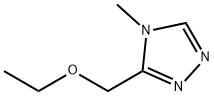 4H-1,2,4-Triazole, 3-(ethoxymethyl)-4-methyl- 结构式