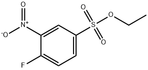 Benzenesulfonic acid, 4-fluoro-3-nitro-, ethyl ester 结构式