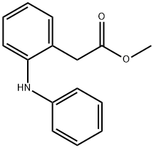 Benzeneacetic acid, 2-(phenylamino)-, methyl ester 结构式