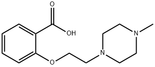 2-[2-(4-METHYL-PIPERAZIN-1-YL)-ETHOXY]-BENZOIC ACID 结构式