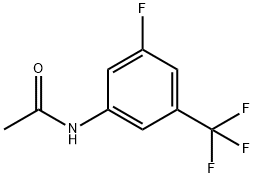 Acetamide, N-[3-fluoro-5-(trifluoromethyl)phenyl]- 结构式
