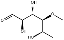 L-Mannose, 6-deoxy-4-O-methyl- 结构式