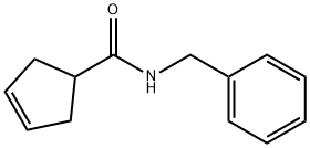 Cyclopent-3-enecarboxylic acid benzylamide 结构式