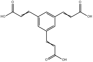 2-PROPENOIC ACID, 3,3',3''-(1,3,5-BENZENETRIYL)TRIS- 结构式