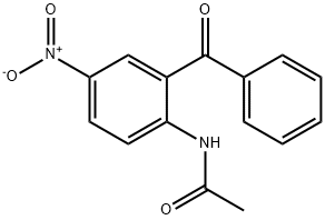 Acetamide, N-(2-benzoyl-4-nitrophenyl)- 结构式