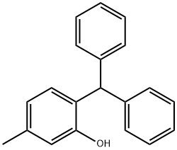 Phenol, 2-(diphenylmethyl)-5-methyl- 结构式