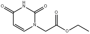 1(2H)-Pyrimidineacetic acid, 3,4-dihydro-2,4-dioxo-, ethyl ester 结构式