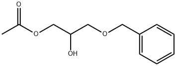 1,2-Propanediol, 3-(phenylmethoxy)-, 1-acetate 结构式